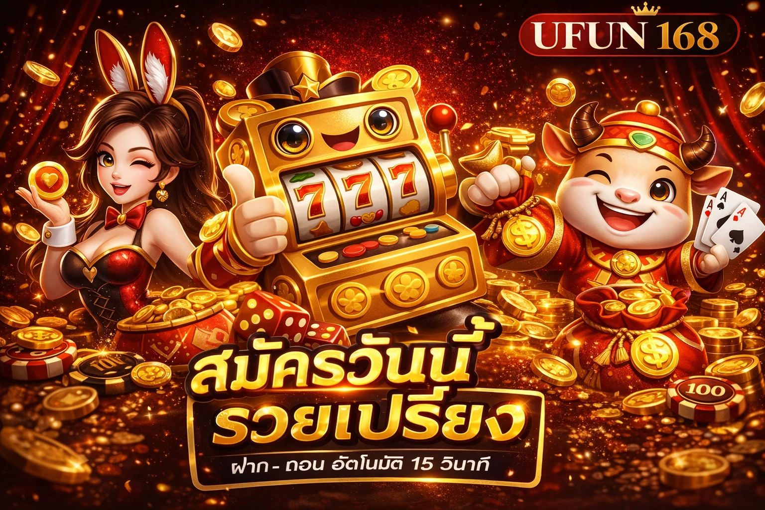 ufun168 สมัครวันนี้รวยเปรี้ยง